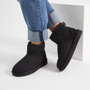 Ugg black mini II boot